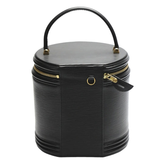 LOUIS VUITTON Handbag M48032 Epi Leather Creel black Cannes Epi Noir Women Used Authentic