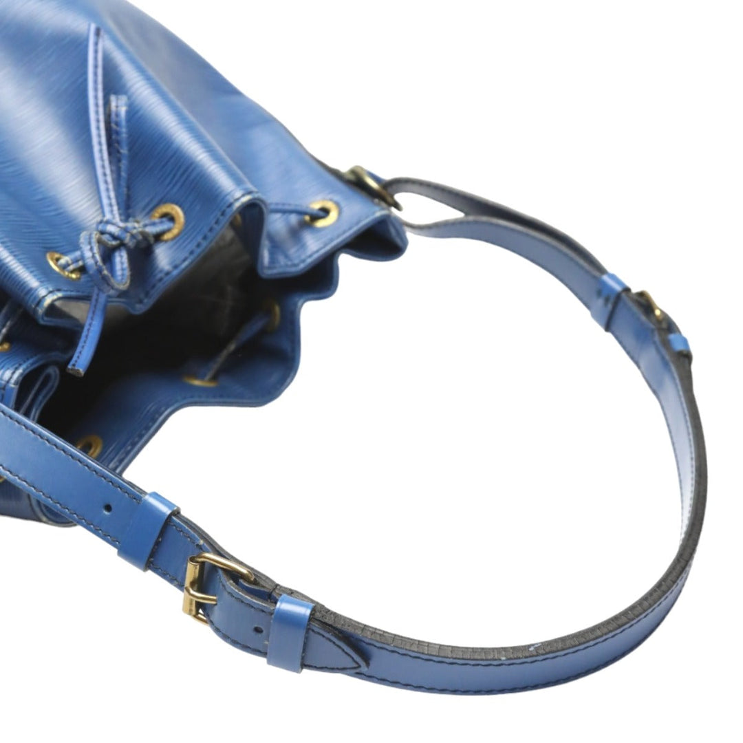 LOUIS VUITTON Shoulder Bag M44005 Epi Leather blue Drawstring type Shoulder Bag Epi Noe Women Used Authentic