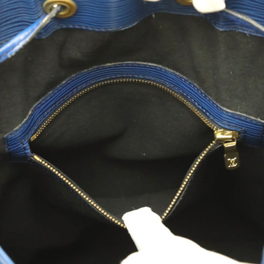 LOUIS VUITTON Shoulder Bag M44005 Epi Leather blue Drawstring type Shoulder Bag Epi Noe Women Used Authentic