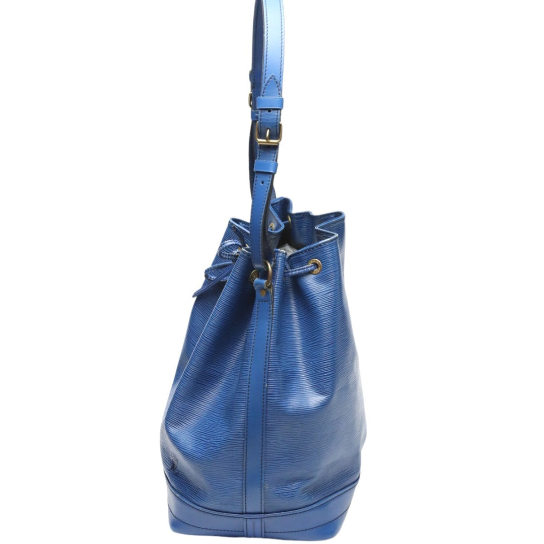 LOUIS VUITTON Shoulder Bag M44005 Epi Leather blue Drawstring type Shoulder Bag Epi Noe Women Used Authentic