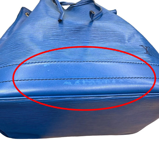 LOUIS VUITTON Shoulder Bag M44005 Epi Leather blue Drawstring type Shoulder Bag Epi Noe Women Used Authentic