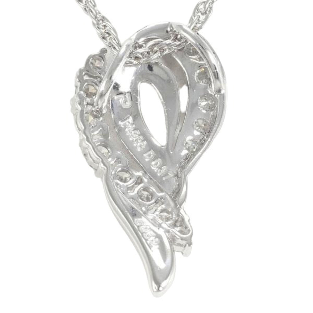 POLA Necklace Pt900Platinum, Diamond Platinum Necklace Diamond Women Used Authentic