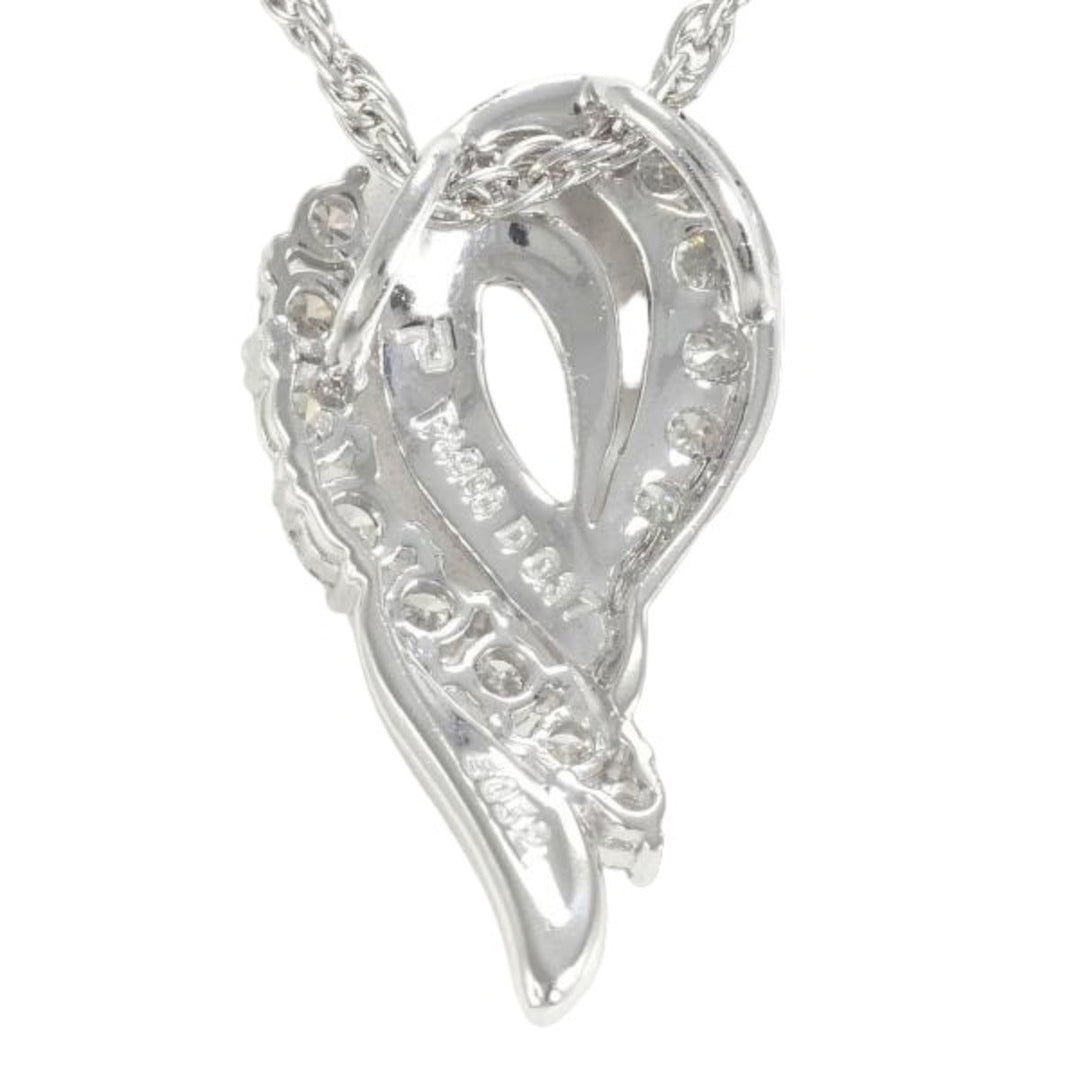 POLA Necklace Pt900Platinum, Diamond Platinum Necklace Diamond Women Used Authentic