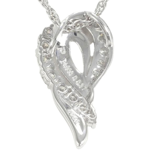 POLA Necklace Pt900Platinum, Diamond Platinum Necklace Diamond Women Used Authentic
