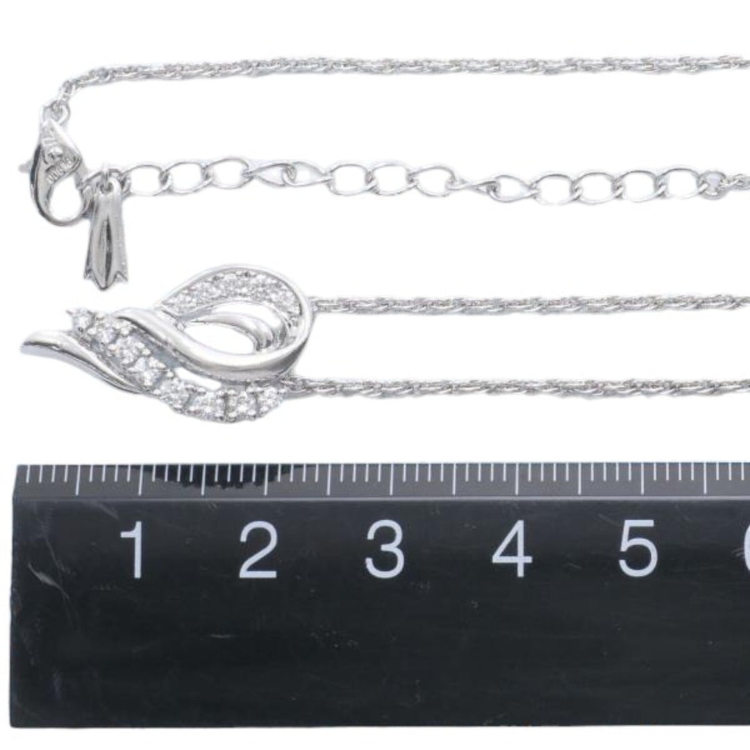 POLA Necklace Pt900Platinum, Diamond Platinum Necklace Diamond Women Used Authentic