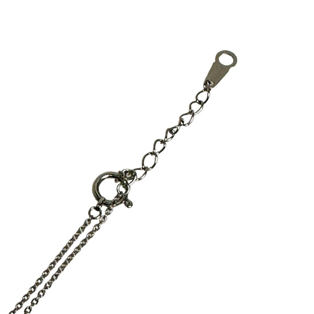 TASAKI Necklace Silver 925, Freshwater Pearl (0.3", 0.2", 0.2") Silver Necklace Pearl 750WG Women Used Authentic