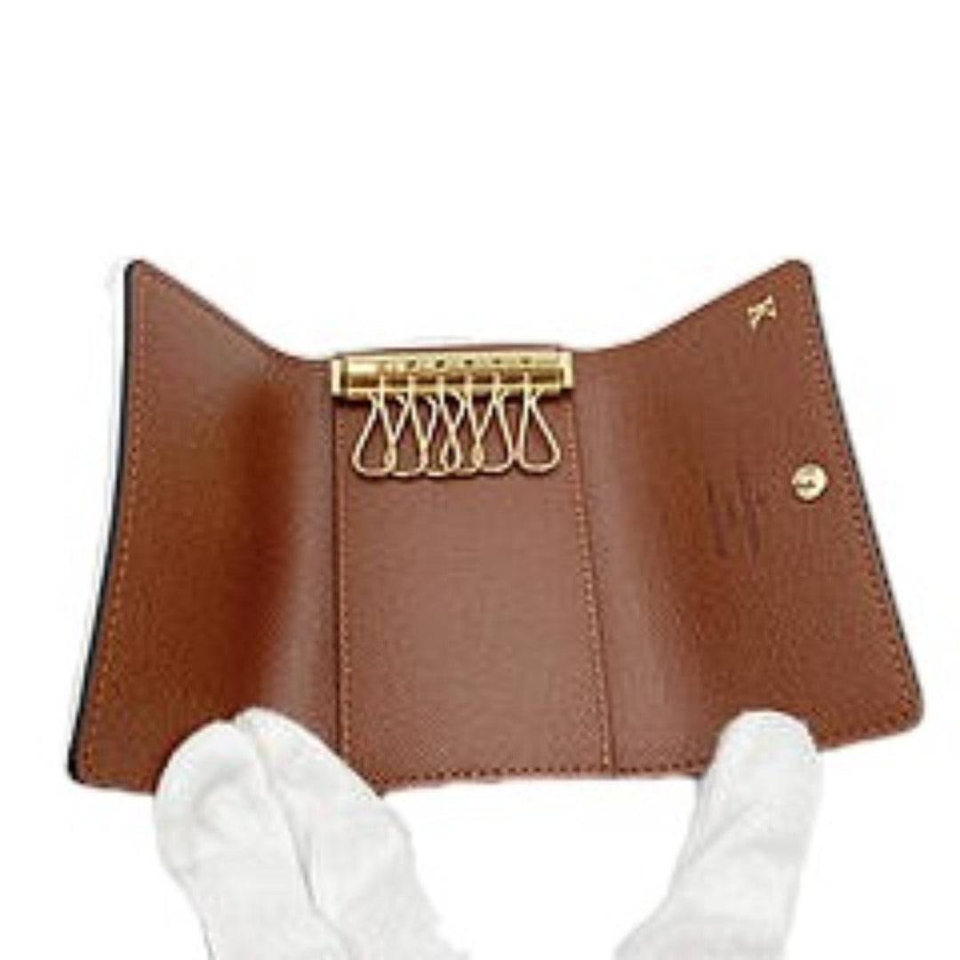 LOUIS VUITTON Key case Key holder  M62630 Monogram canvas Brown Key case Key holder for 6 pieces Monogram Multicles6 unisex(Unisex) Used Authentic