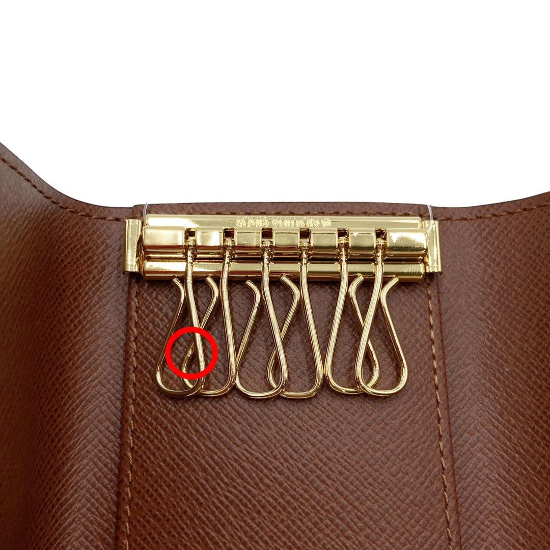 LOUIS VUITTON Key case Key holder  M62630 Monogram canvas Brown Key case Key holder for 6 pieces Monogram Multicles6 unisex(Unisex) Used Authentic