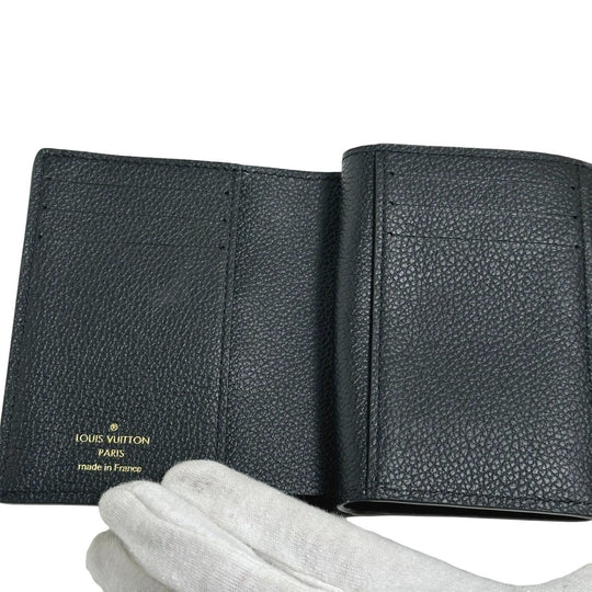 LOUIS VUITTON Tri-fold wallet M80880 Monogram Ann Platt black Tri-fold wallet Ann Platt Portefeuille Metis Women Used Authentic