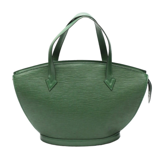 LOUIS VUITTON Tote Bag M52274 Epi Leather Green Tote Bag Epi Sun jack Women Used Authentic