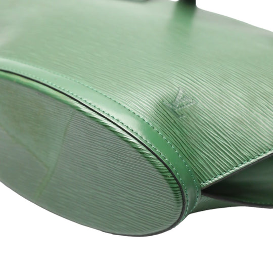 LOUIS VUITTON Tote Bag M52274 Epi Leather Green Tote Bag Epi Sun jack Women Used Authentic