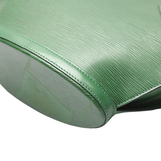 LOUIS VUITTON Tote Bag M52274 Epi Leather Green Tote Bag Epi Sun jack Women Used Authentic