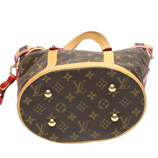 LOUIS VUITTON Handbag M95613 Monogram canvas Brown Handbag Monogram Neo Bucket Women Used Authentic