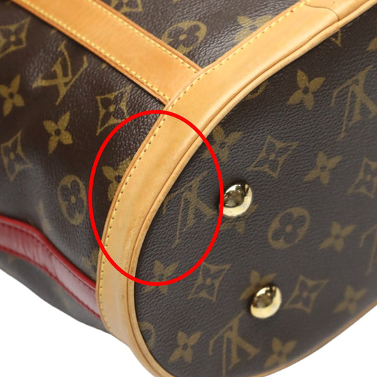 LOUIS VUITTON Handbag M95613 Monogram canvas Brown Handbag Monogram Neo Bucket Women Used Authentic