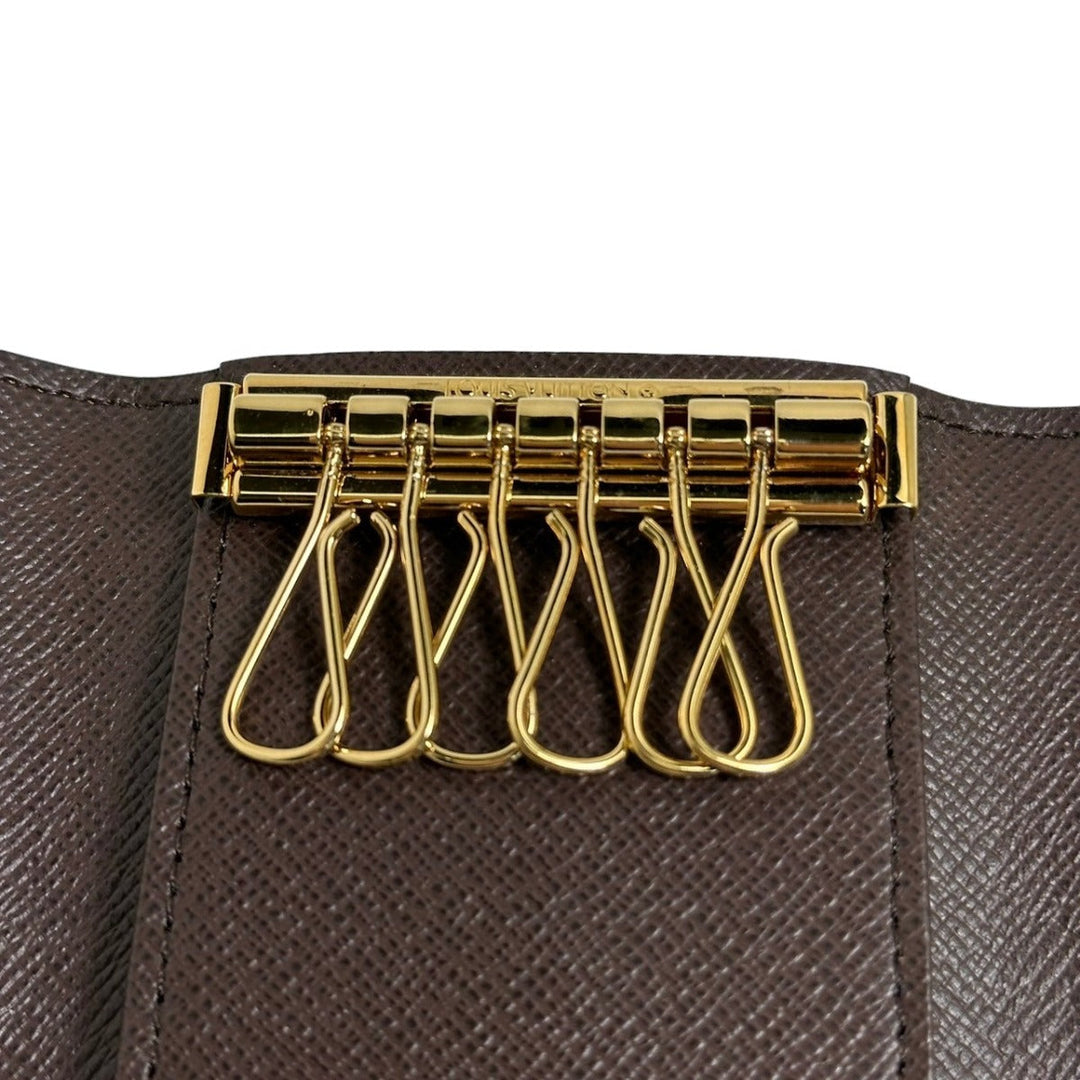 LOUIS VUITTON Key case Key holder  N62630 Damier canvas Brown Key case Key holder for 6 pieces Damier Multicles6 unisex(Unisex) Used Authentic