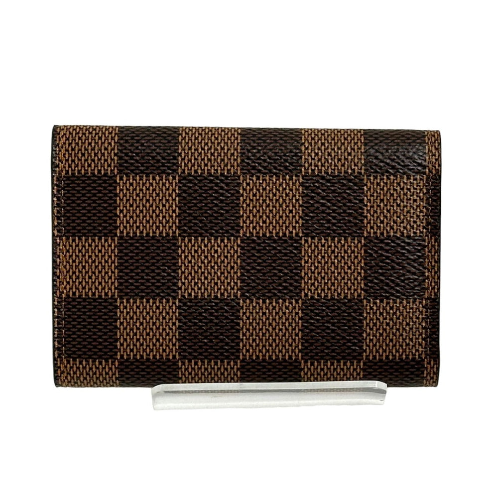 LOUIS VUITTON Key case Key holder  N62630 Damier canvas Brown Key case Key holder for 6 pieces Damier Multicles6 unisex(Unisex) Used Authentic