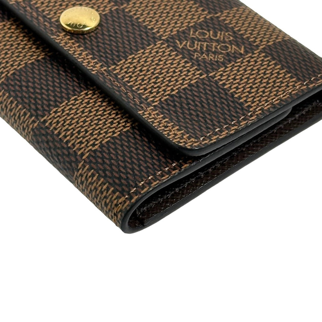 LOUIS VUITTON Key case Key holder  N62630 Damier canvas Brown Key case Key holder for 6 pieces Damier Multicles6 unisex(Unisex) Used Authentic