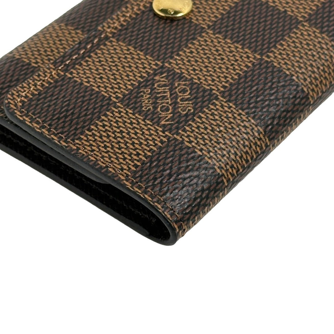 LOUIS VUITTON Key case Key holder  N62630 Damier canvas Brown Key case Key holder for 6 pieces Damier Multicles6 unisex(Unisex) Used Authentic