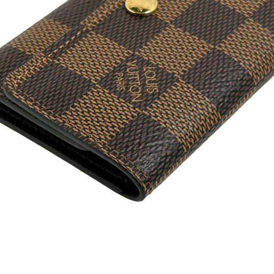 LOUIS VUITTON Key case Key holder  N62630 Damier canvas Brown Key case Key holder for 6 pieces Damier Multicles6 unisex(Unisex) Used Authentic