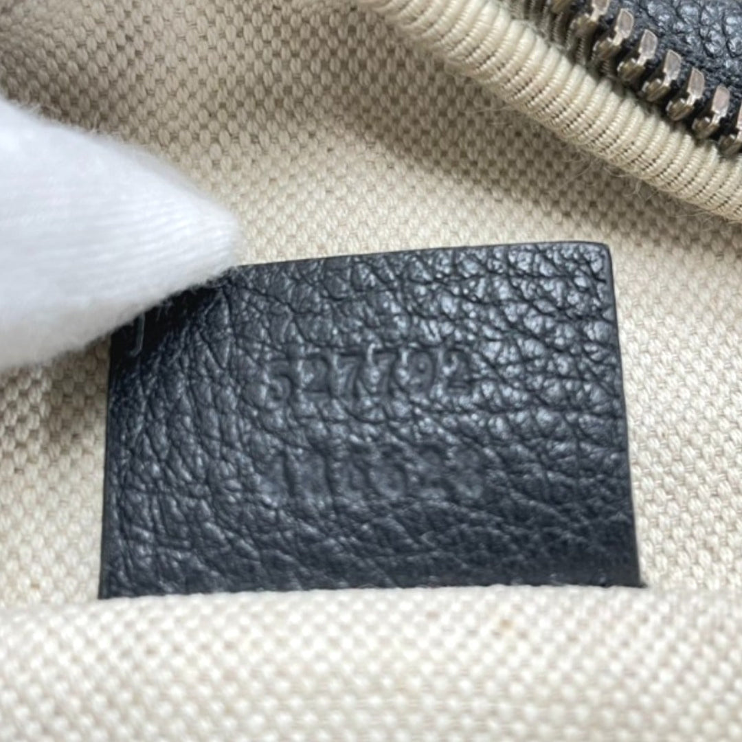 GUCCI Waist bag 527792 leather black Waist pouch unisex(Unisex) Used Authentic