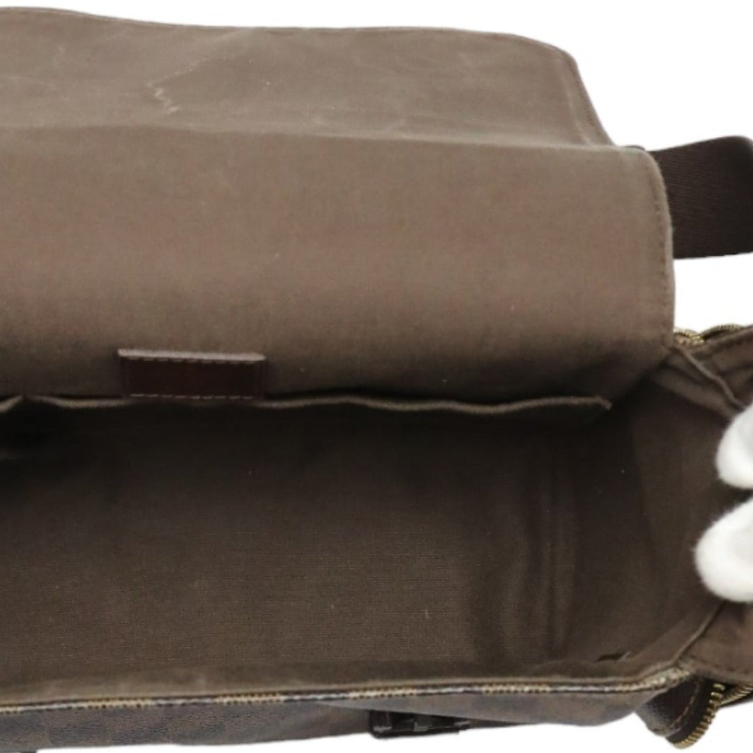 LOUIS VUITTON Shoulder Bag Damier canvas Brown Shoulder Bag Damier Reporter Melville mens Used Authentic