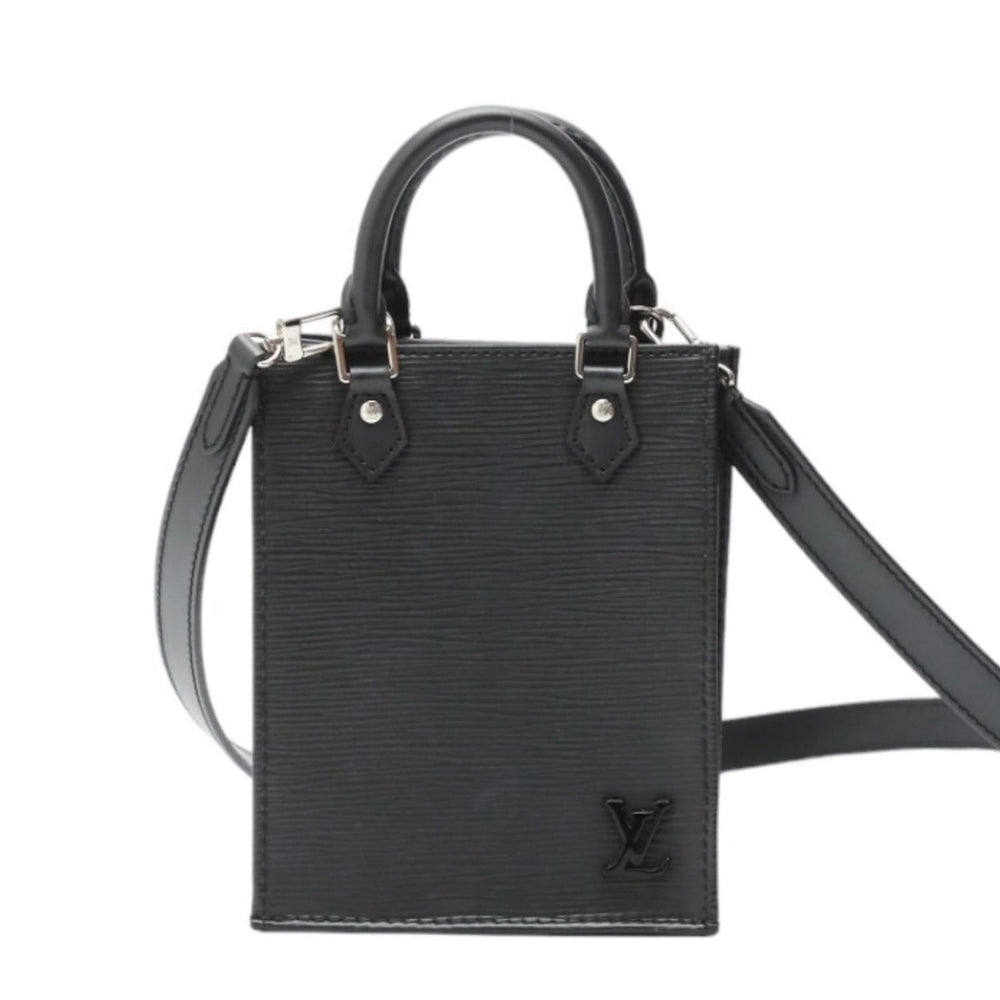 LOUIS VUITTON Shoulder Bag M69441 Epi Leather black Shoulder Bag Epi Petit Sac Plat unisex(Unisex) Used Authentic