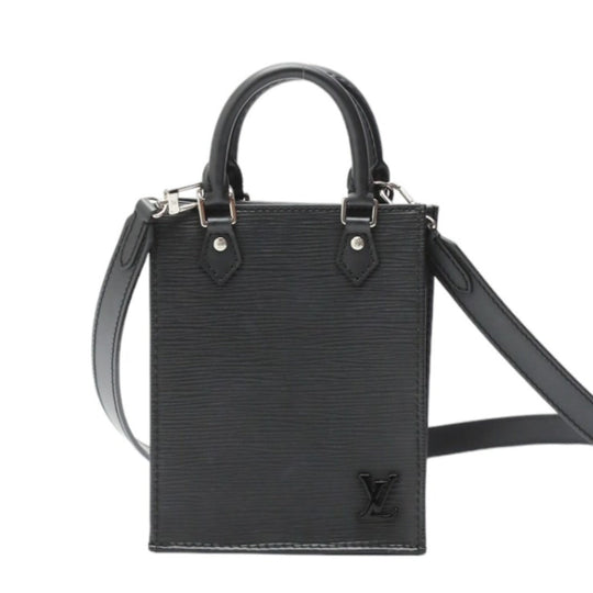 LOUIS VUITTON Shoulder Bag M69441 Epi Leather black Shoulder Bag Epi Petit Sac Plat unisex(Unisex) Used Authentic