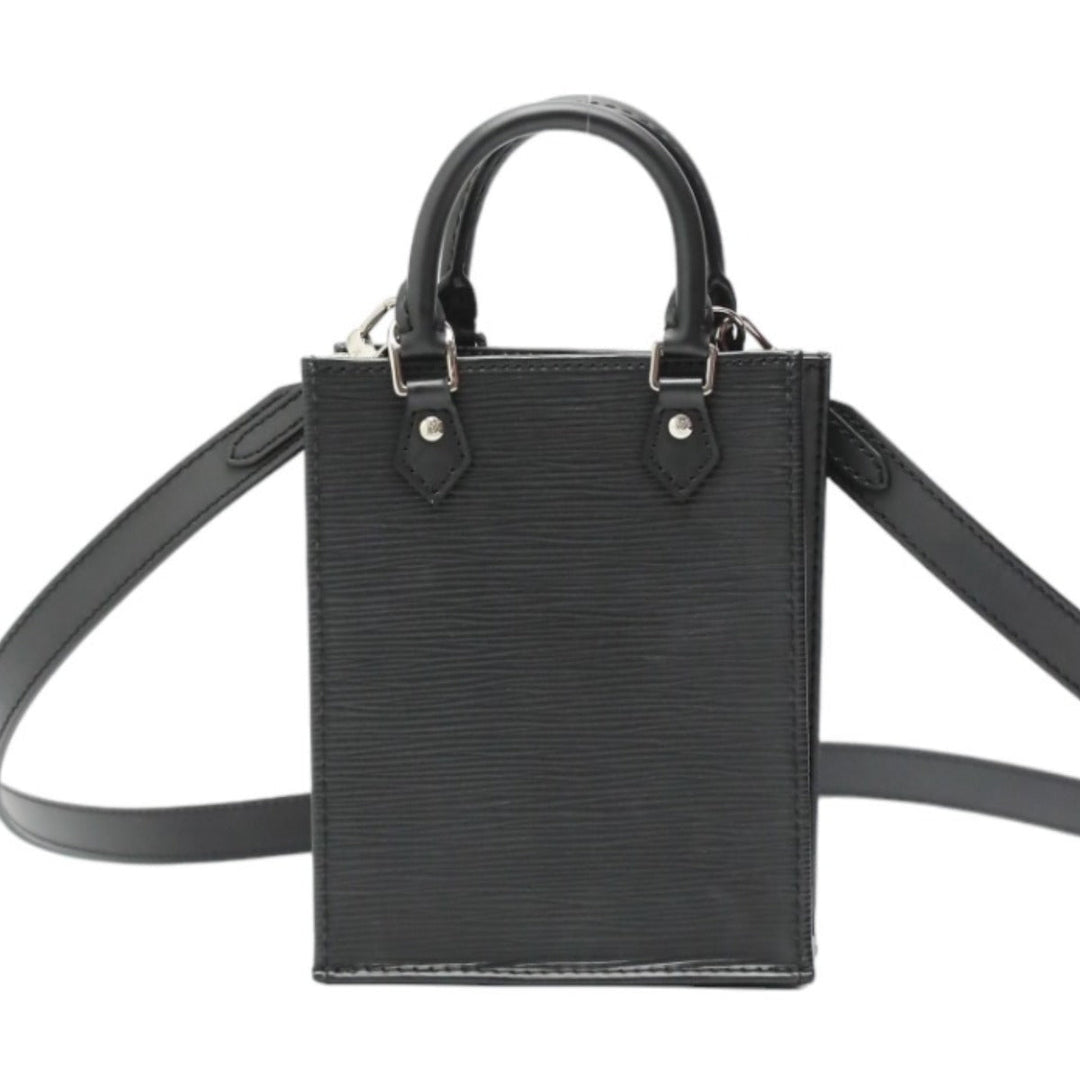 LOUIS VUITTON Shoulder Bag M69441 Epi Leather black Shoulder Bag Epi Petit Sac Plat unisex(Unisex) Used Authentic