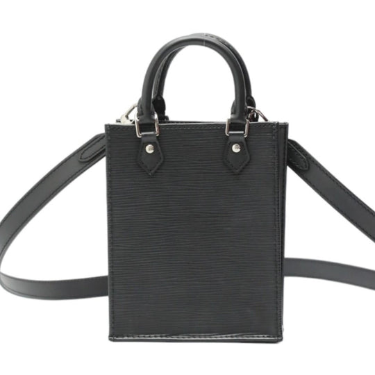 LOUIS VUITTON Shoulder Bag M69441 Epi Leather black Shoulder Bag Epi Petit Sac Plat unisex(Unisex) Used Authentic