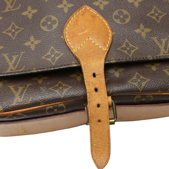 LOUIS VUITTON Shoulder Bag M51252 Monogram canvas Brown Shoulder Bag Monogram CartouchiereGM Women Used Authentic