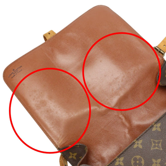 LOUIS VUITTON Shoulder Bag M51252 Monogram canvas Brown Shoulder Bag Monogram CartouchiereGM Women Used Authentic