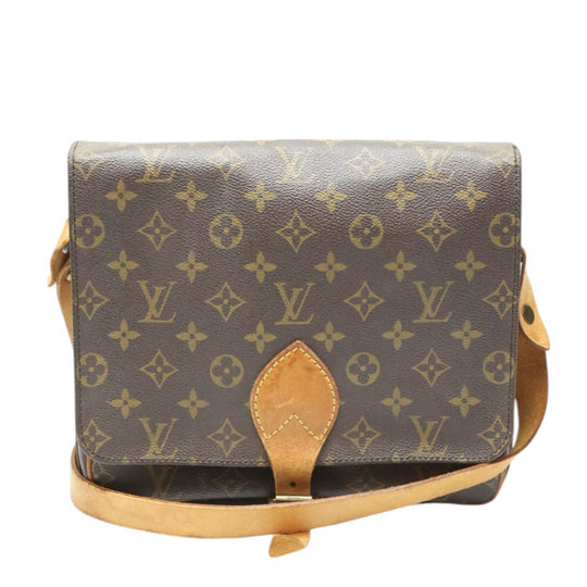 LOUIS VUITTON Shoulder Bag M51252 Monogram canvas Brown Shoulder Bag Monogram CartouchiereGM Women Used Authentic