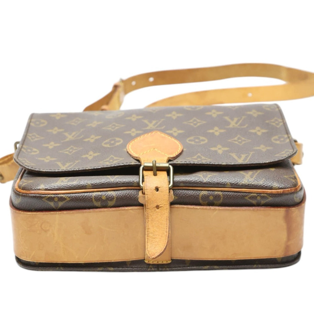 LOUIS VUITTON Shoulder Bag M51252 Monogram canvas Brown Shoulder Bag Monogram CartouchiereGM Women Used Authentic