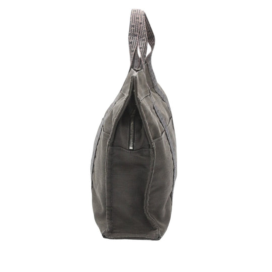 HERMES Tote Bag canvas gray Tote Bag Tote MM Her Line mens(Unisex) Used Authentic