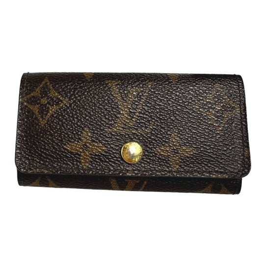 LOUIS VUITTON Key case Key holder  M62631 Monogram canvas Brown Multicles4 Monogram Key case for 4 Key holder unisex(Unisex) Used Authentic