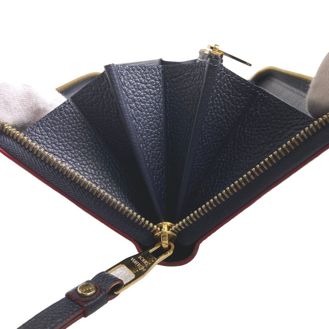LOUIS VUITTON Long Wallet Purse M62121 Monogram Ann Platt Marine Rouge Zippy wallet Ann Platt Marine Rouge Women Used Authentic
