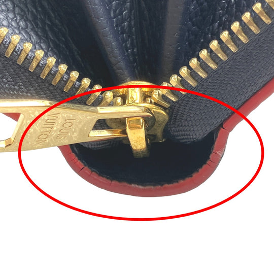 LOUIS VUITTON Long Wallet Purse M62121 Monogram Ann Platt Marine Rouge Zippy wallet Ann Platt Marine Rouge Women Used Authentic
