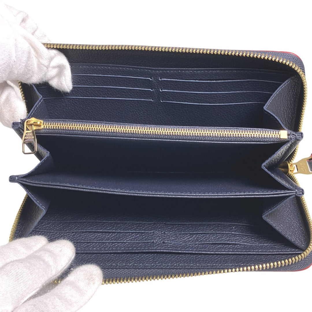 LOUIS VUITTON Long Wallet Purse M62121 Monogram Ann Platt Marine Rouge Zippy wallet Ann Platt Marine Rouge Women Used Authentic