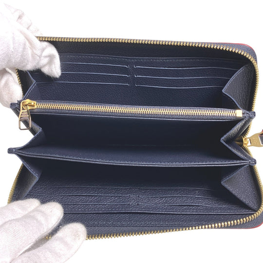 LOUIS VUITTON Long Wallet Purse M62121 Monogram Ann Platt Marine Rouge Zippy wallet Ann Platt Marine Rouge Women Used Authentic