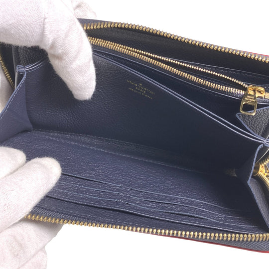 LOUIS VUITTON Long Wallet Purse M62121 Monogram Ann Platt Marine Rouge Zippy wallet Ann Platt Marine Rouge Women Used Authentic