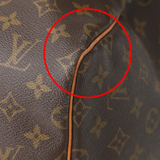 LOUIS VUITTON Boston Duffel bag M41424 Monogram canvas Brown Travel bag Monogram Keepall 55 mens(Unisex) Used Authentic
