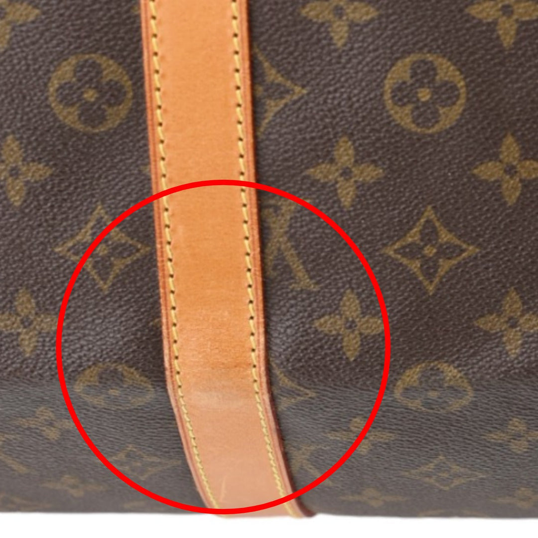 LOUIS VUITTON Boston Duffel bag M41424 Monogram canvas Brown Travel bag Monogram Keepall 55 mens(Unisex) Used Authentic