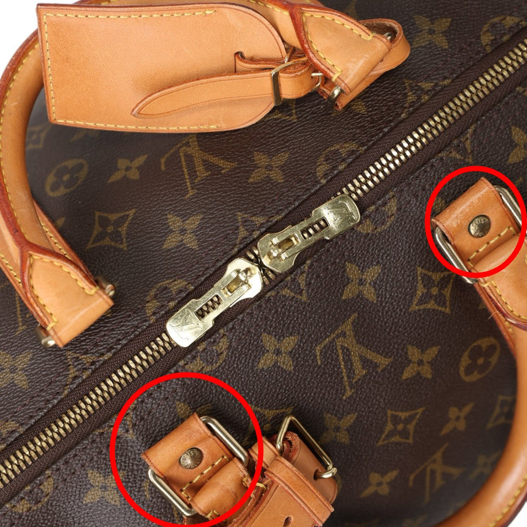 LOUIS VUITTON Boston Duffel bag M41424 Monogram canvas Brown Travel bag Monogram Keepall 55 mens(Unisex) Used Authentic