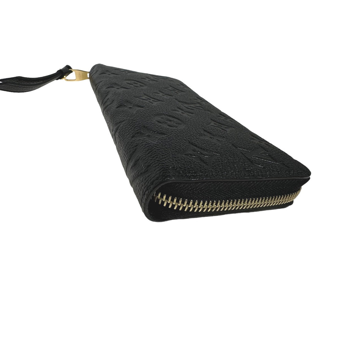LOUIS VUITTON Long Wallet Purse M61864 Monogram Ann Platt black Long Wallet Purse Ann Platt Zippy wallet Women Used Authentic
