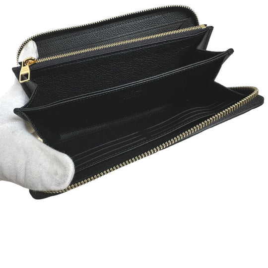 LOUIS VUITTON Long Wallet Purse M61864 Monogram Ann Platt black Long Wallet Purse Ann Platt Zippy wallet Women Used Authentic