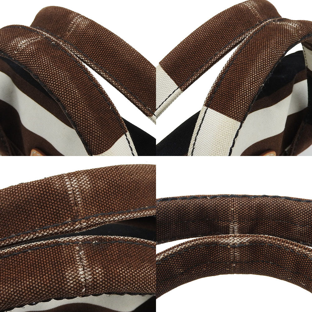 PRADA Handbag BN2119 canvas Brown Women Used Authentic