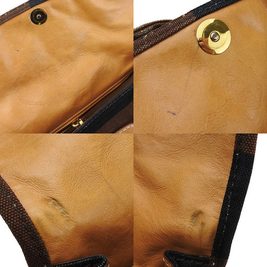PRADA Handbag BN2119 canvas Brown Women Used Authentic