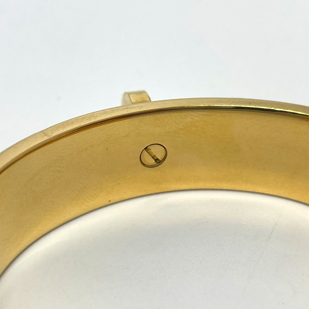 HERMES Bangle metal Gold x Black Kelly