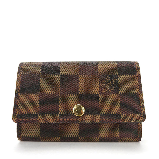 LOUIS VUITTON Key case Key holder  N62630 Damier Brown Multicles6 unisex(Unisex) Used Authentic