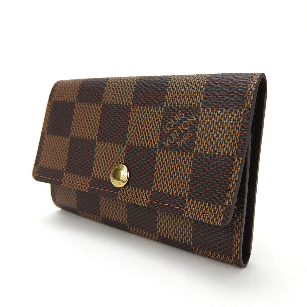 LOUIS VUITTON Key case Key holder  N62630 Damier Brown Multicles6 unisex(Unisex) Used Authentic